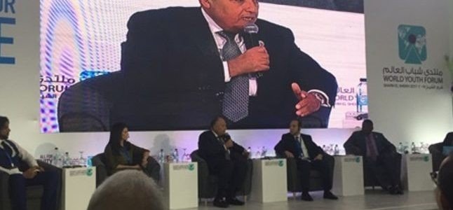 وزير الخارجية المصري من منتدي شباب العالم يؤكد أن مصر لن تتدخل في شئون الدول