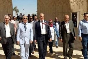 وزير الري ومحافظ أسوان يتفقدان رمز الصداقة المصرية الروسية في السد العالي